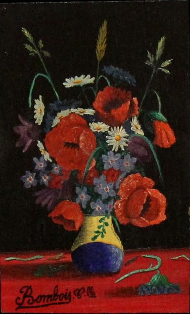 null *Camille BOMBOIS (1883-1970)

Bouquet de fleurs

Huile sur panneau signée en...