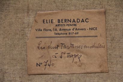 null Elie BERNADAC (1913-1999)

Les deux tartasses ensoléeillées à St Tropez

Huile...