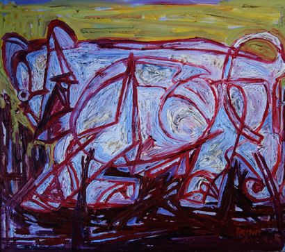 null Tagir LATYPOV (1956-)

La taureau et la paille

Huile sur toile signée en bas...