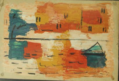 null Charles KIFFER (1902-1992)

Abstraction

Gouache sur papier

Monogrammée en...