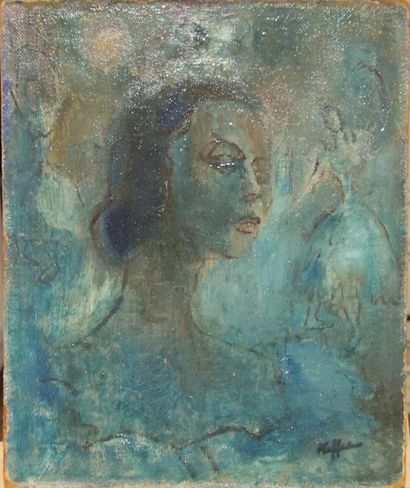 null Charles KIFFER (1902-1992)

Portrait d'une danseuse 

Huile sur isorel signée...