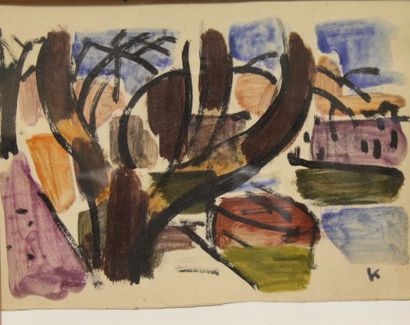 null Charles KIFFER (1902-1992)

Paysages

Deux huiles sur papier

Une monogrammée...