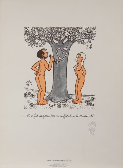 null Carton à dessin avec lithographies et autres dont CARZOU, PRANAS, Jean EIFF...