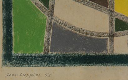 null Jean LEPPIEN (1910-1991)

Sans titre, 1952

Crayon gras sur papier Ingres signée...