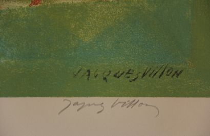 null Jacques VILLON (1875-1963)

Composition cubiste

Lithographie signée en bas...