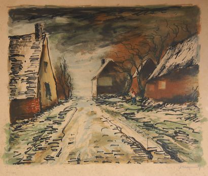 null Maurice de VLAMINCK (1876-1958)

Village sous la neige

Lithographie signée...