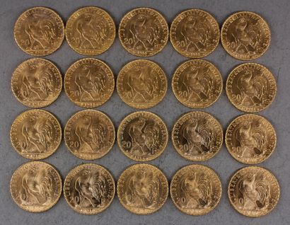 null Twenty 20 FF gold coins