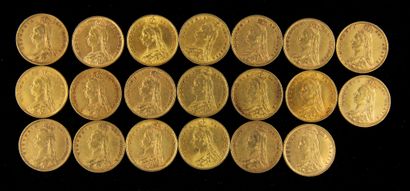 *Twenty half sovereigns in gold