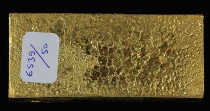 null A Caplain Saint André gold bar n°161878, weight : 996,9 g.