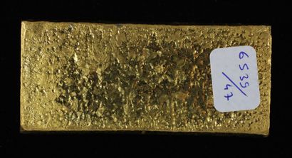 null A Caplain Saint André gold bar n°161873, weight : 996,9 g.