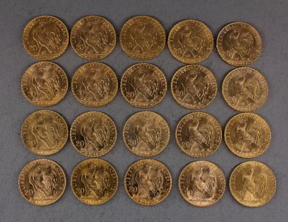 null Twenty 20 FF gold coins