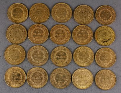 null Twenty 20 FF gold coins