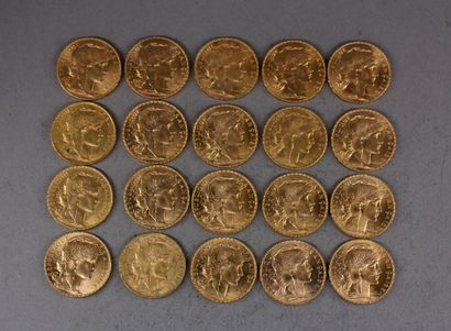 null Twenty 20 FF gold coins