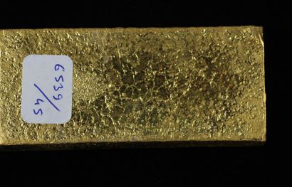 null A Caplain Saint André gold bar n°161874, weight : 996,9 g.