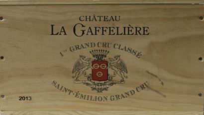 null 6	 bouteilles 	Château 	LA GAFFELIÈRE, 1° Grand Cru 	St-Émilion 	2013	 cb (...