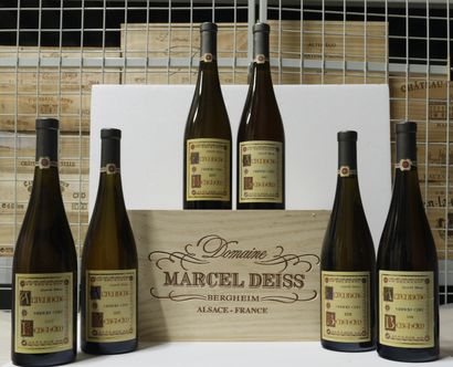 null 6 bouteilles, ALSACE, "Altenberg de Bernheim", Marcel Deiss ,(Millésimes 2007/2009/2011/2002/2004/2015)...
