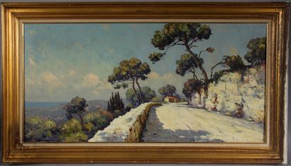 null André BERONNEAU (1886-1973)

Road in the Esterel

Oil on panel signed lower...