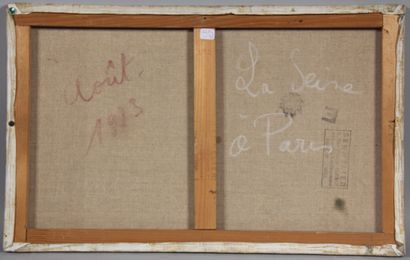 null BOËNNE

La Seine à Paris

Huile sur toile signée et datée en haut à droite 73

38...