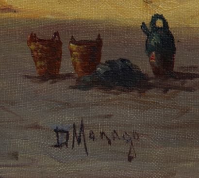 null Dominique MANAGO (1902-?)

Port de pêche dans le sud

Huile sur toile signée...