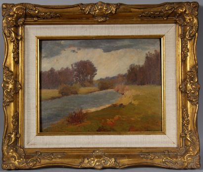null VAN WAYENBERGE ??

Edge of a river

Oil on board signed lower right and dated...