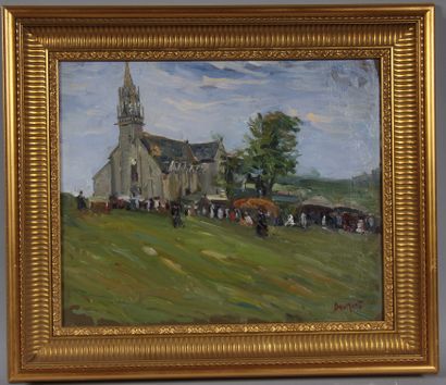 null Modern school

The exit of the Church

Oil on panel signed lower right

38 x...