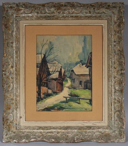 null Ecole Moderne

Morzine

Aquarelle titrée, signée et datée 1957 en bas à droite...