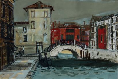 null Modern school

Venice

Gouache signed lower right

32,5 x 48,5 cm.