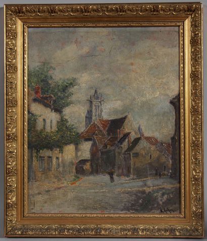 null A. GIBON ?

Village square

Oil on panel signed lower right

46 x 38 cm.