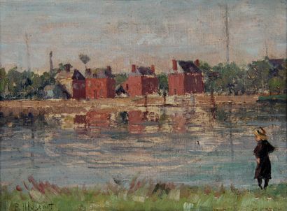 null Paul MASCART (1874-1958)

Jeune fille au bord du fleuve

Huile sur carton signée...