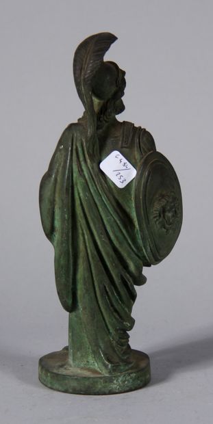 null Green patina bronze sculpture representing Perseus

H : 24,5 cm.