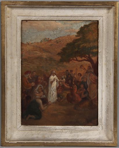 null Adolphe Félix BROËT (1873-1942)

L'Adoration de Jésus

Huile sur carton signée...