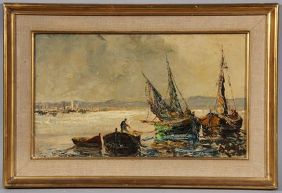 null Henry d'ANTY (1910-1998)

Fishing boats

Oil on canvas signed lower right

24...