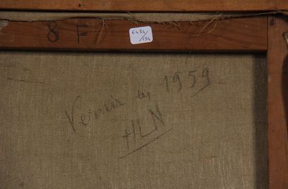 null Henri LAMBERT-NAUDIN (XXème s.)

Entrée de port

Huile sur toile signée en bas...