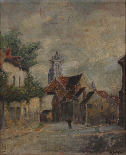 null A. GIBON ?

Village square

Oil on panel signed lower right

46 x 38 cm.