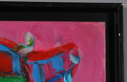 null Lydie GERARD (1920-2008)

Untitled on pink background

Oil on canvas signed...
