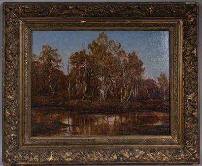 null Adrien SCHULZ (1851-1931)

Edge of a river

Oil on canvas signed lower right

51...