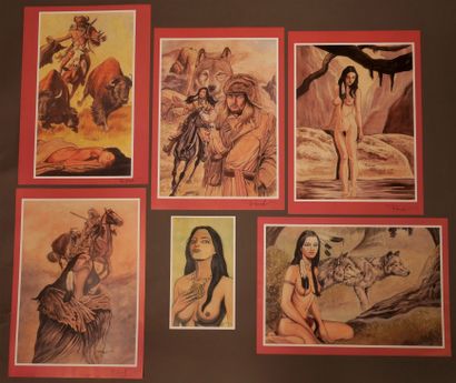 null ERSEL 

Cheyenne - JD éditions - March 2009 - TL n°182/200 ex. - signed - with...
