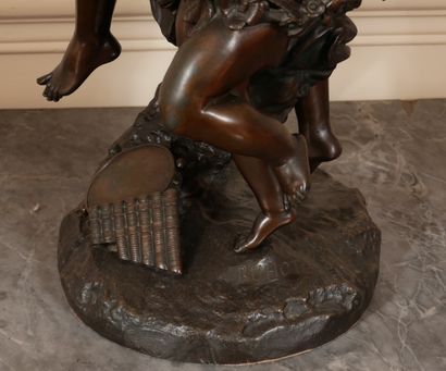 null *Charles BUHOT (1815-1865)

Danseuse et enfant musicien

Sculpture en bronze...