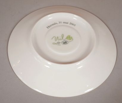 null HERMES Paris

Two white porcelain cups and saucers, Nil model, in the original...