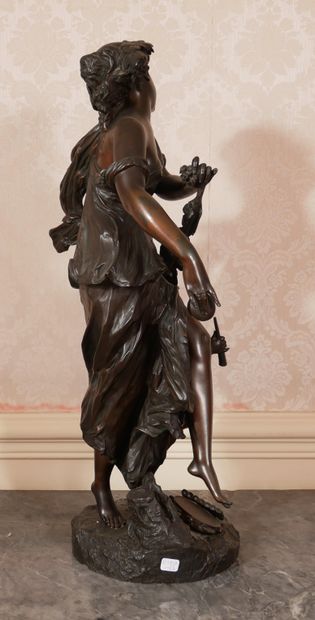 null *Charles BUHOT (1815-1865)

Danseuse et enfant musicien

Sculpture en bronze...