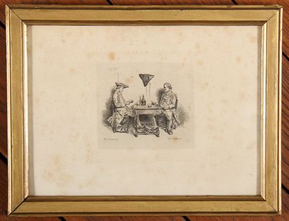 null *Ernest MEISSONIER (1815-1891)

La partie de cartes, 1889

Eau-forte

16,5 x...