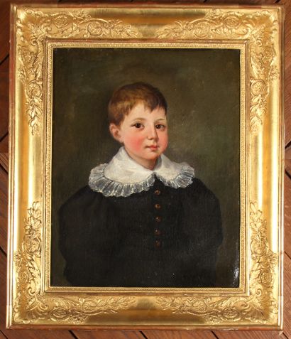 null French school of the XIXth c.

Portrait of a young child

Oil on canvas

40,5...