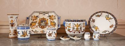 null *GIEN

Set of plates, bowl, pot holder in earthenware decorated with grotes...