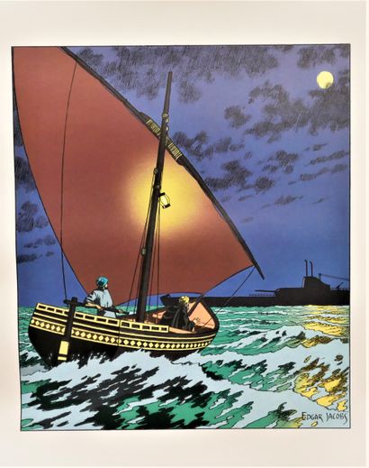 null Edgar P. Jacobs

Set of 6 color offset posters of the adventures of "Blake Mortimer"...