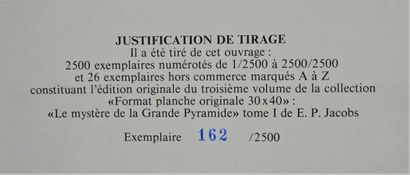 null JACOBS 

Blake et Mortimer - Le Mystère de la Grande Pyramide - T1 - Le Papyrus...