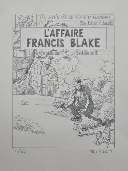 null Edgar P. Jacobs

Large offset bookplate "Blake Mortimer - L'affaire Francis...