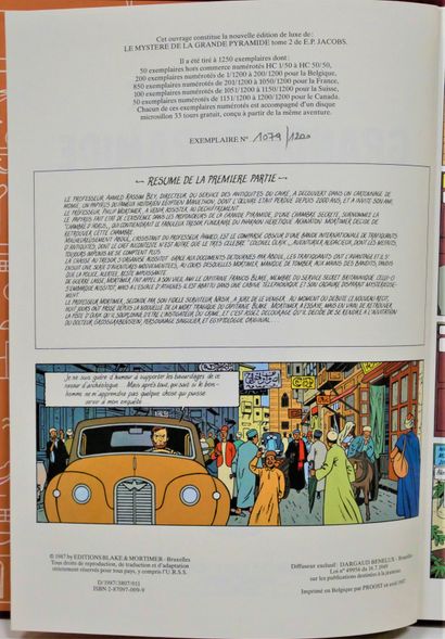 null JACOBS 

Blake et Mortimer - Le Mystère de la Grande Pyramide - T2 - La Chambre...