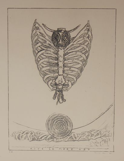 null Max ERNST (1891-1976)

- Vive la mère Ubu, issue de ALFRED JARRY. Décervelages.

Alexandre...