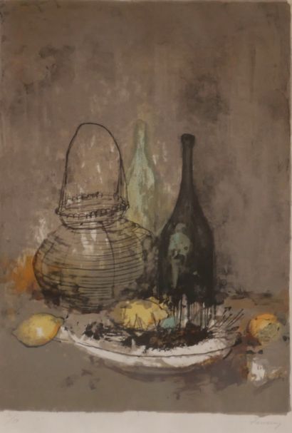 null Jean JANSEM (1920-2013)

Nature-morte aux citrons

Lithographie sur papier Japon...