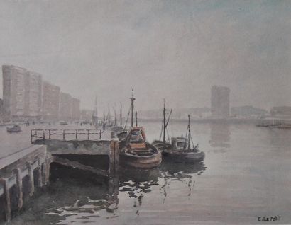null Emmanuel LE PETIT (1905-1991)

Le port de Boulogne sur Mer

Aquarelle signée...